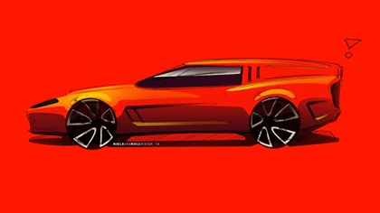 Ferrari Breadvan Homage by Niels van Roij Design – Design Sketch, 2018