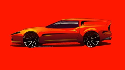 Ferrari Breadvan Homage by Niels van Roij Design – Design Sketch, 2018