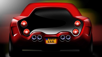 Ferrari Breadvan Homage by Niels van Roij Design – Design Sketch, 2018