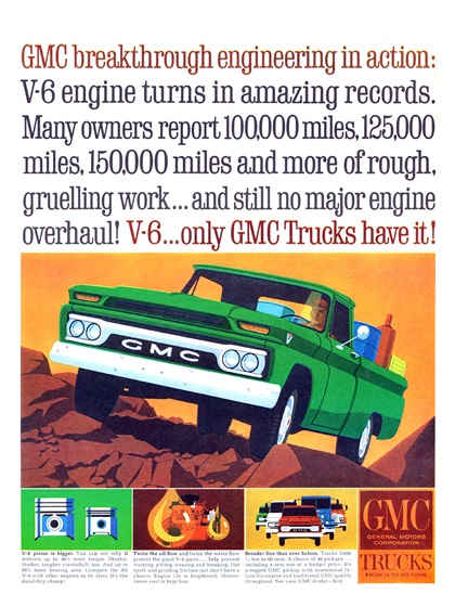 GMC Trucks Ad (April, 1964)