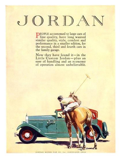 Jordan Ad (November–December, 1927) – Little Custom Landau Coupe