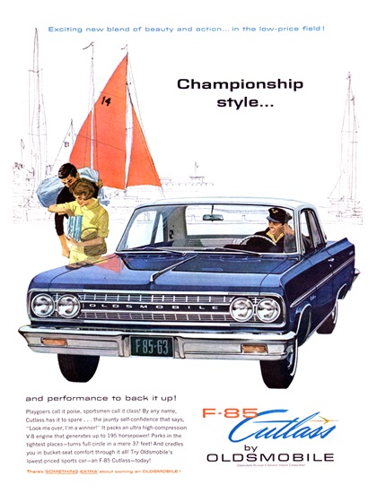 Oldsmobile F-85 Cutlass Ad (March–April, 1963)