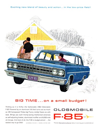 Oldsmobile F-85 Ad (June, 1963)