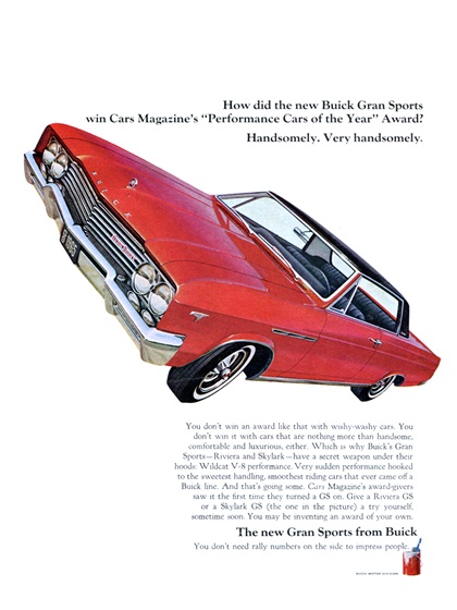 Buick Gran Sport Ad (March, 1965)