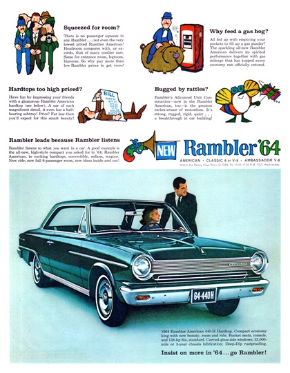 Rambler American 440-H Hardtop Ad (1964)