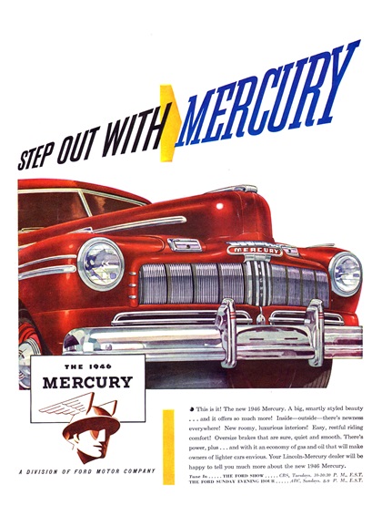 Mercury Advertising Art (1946)
