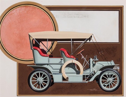 1906 Compound Light Touring Car – Illustrated by Thomas Maclay Hoyne