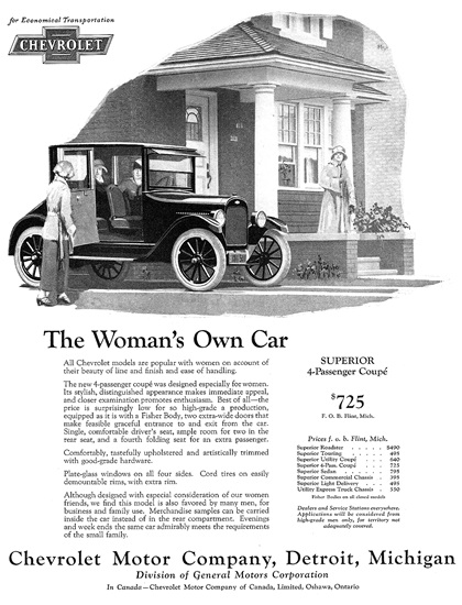 Chevrolet Advertising Campaign (1924)