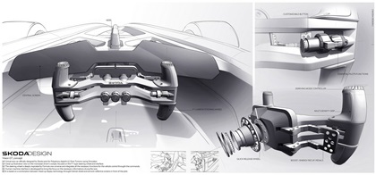 Skoda Vision Gran Turismo (2024) – Design Sketch – Interior