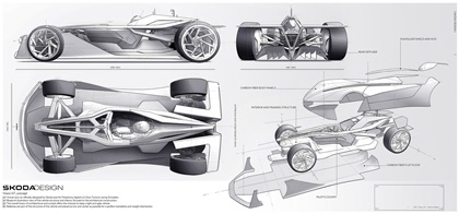 Skoda Vision Gran Turismo (2024) – Design Sketch – Vehicle Structure