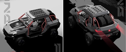 Dongfeng Mengshi M-Hunter (2024) – Design Sketches