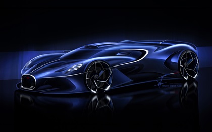 Bugatti Destrier (2026) – Design Sketch by Clark Wu
