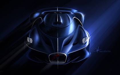 Bugatti Destrier (2026) – Design Sketch by Clark Wu