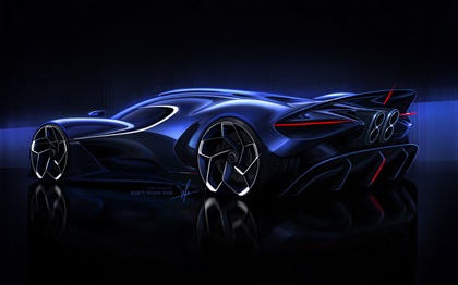 Bugatti Destrier (2026) – Design Sketch by Clark Wu