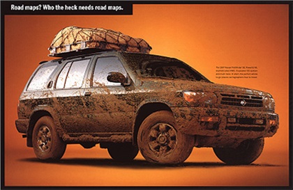 1998 Nissan Pathfinder - Road maps