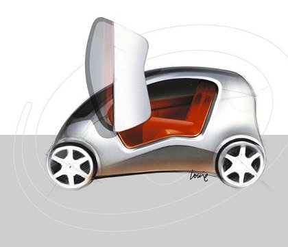Pininfarina Nido, 2004 - Design Sketch