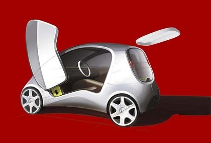Pininfarina Nido, 2004 - Design Sketch