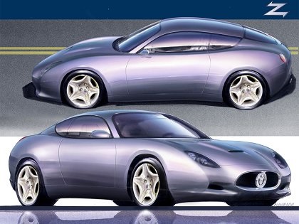 Maserati GS (Zagato), 2007 - Design Sketches by Norihiko Harada