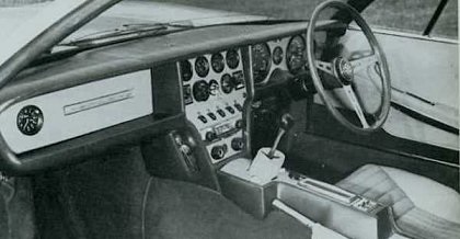 Jaguar Pirana (Bertone), 1967 - Interior