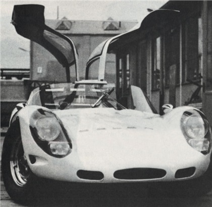 Introduction of Colani RS with winged doors, 1965