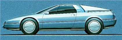 Ford Maya (ItalDesign), 1984 - Giugiaro Rendering
