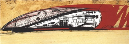 I.A.D. Alien, 1986 - Design sketch