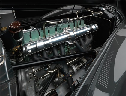 Alfa Romeo 8C 2900 B Lungo Berlinetta (Touring), 1938 - Engine Right Side - Photo: Keith W. Grey
