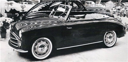 Moretti 600 Spider 1a serie, 1950 - Turin Auto Show