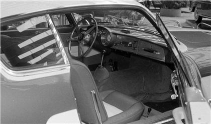 Abarth-Alfa Romeo 2000 Coupé (Ghia) - Interior - Turin'54