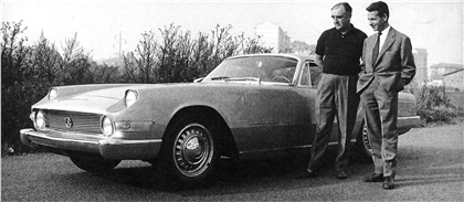 Nardi Silver Ray (Michelotti), 1960 - Michelotti (right) and Enrico Nardi (left)