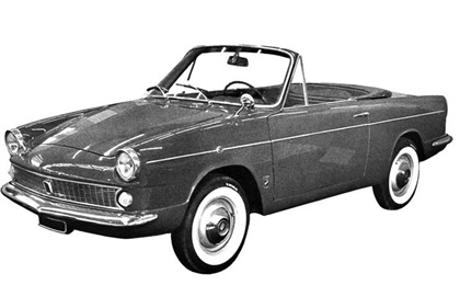 Fiat 600/750 Spyder (Moretti), 1963