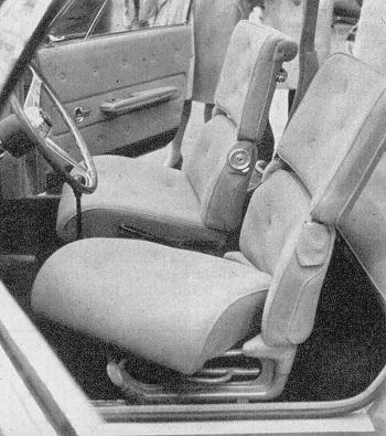 Fiat 850 Vanessa (Ghia), 1966 - Interior