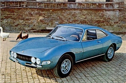 1968 Fiat Dino Berlinetta which has been modified with a 2400 front grill and cut off front and rear bumpers