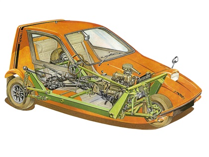 Bond Bug – Cutaway