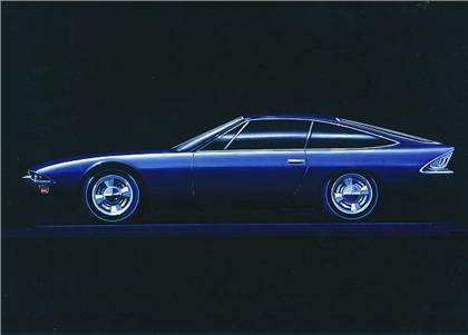 Maserati Khamsin, 1972 - A design drawing by Carrozzeria Bertone