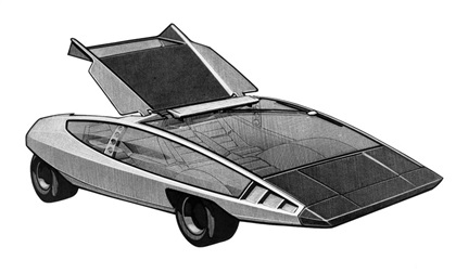 Ford Coins (Ghia), 1974 - Design Sketch