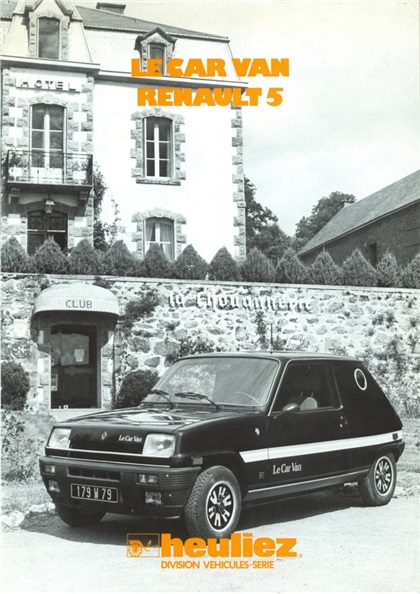 Renault Le Car Van (Heuliez), 1979