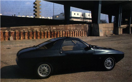 Alfa Romeo Zeta Sei (Zagato), 1983 - Squat rear haunches, wraparound window