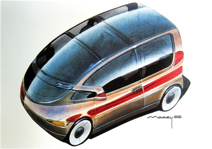 I.A.D. Mini MPV, 1990 - Design Sketch