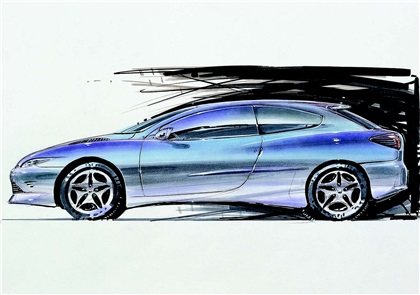 ItalDesign Formula Legram, 1996 - Design Sketch