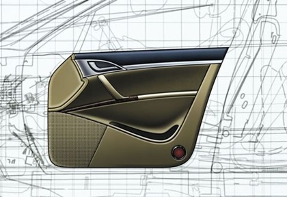 Maserati Kubang GT Wagon (ItalDesign), 2003 – Design Sketch – Interior