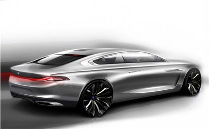 BMW Gran Lusso Coupe (Pininfarina), 2013 - Design Sketch