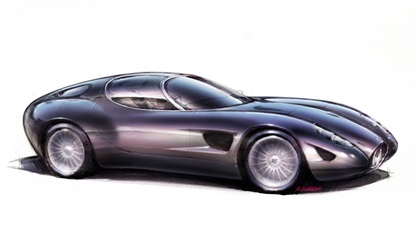 Maserati Mostro (Zagato), 2015 - Design Sketch by Norihiko Harada