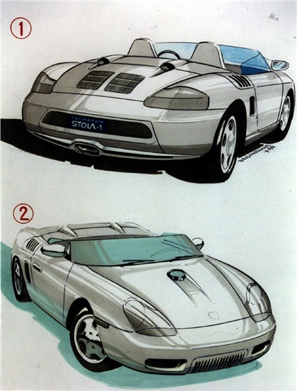 Stola S82 - Design Sketch by Aldo Brovarone, 1999