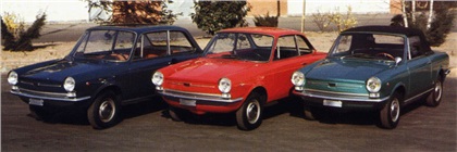 Fiat 850 Berlina, Coupe and Spider (Vignale)