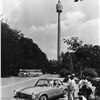 Mercedes-Benz 230 SL (W113 series), 1963-71 - in front of the television tower in Stuttgart.