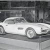 The BMW 507 with hard top at Frankfurt in 1955