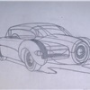 Pontiac Bonneville Special - Design Sketch, September 1953