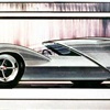 X1000 Corvair SuperGT Low Roof Aerodynamic Coupe race car - Roy Lonberger - Sketch selected by Mitchell