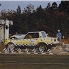 Toyota ESV - Public pole impact test for the Toyota ESV (Japan Automobile Research Institute, Yatabe-machi, Ibaraki Prefecture, November 1973)